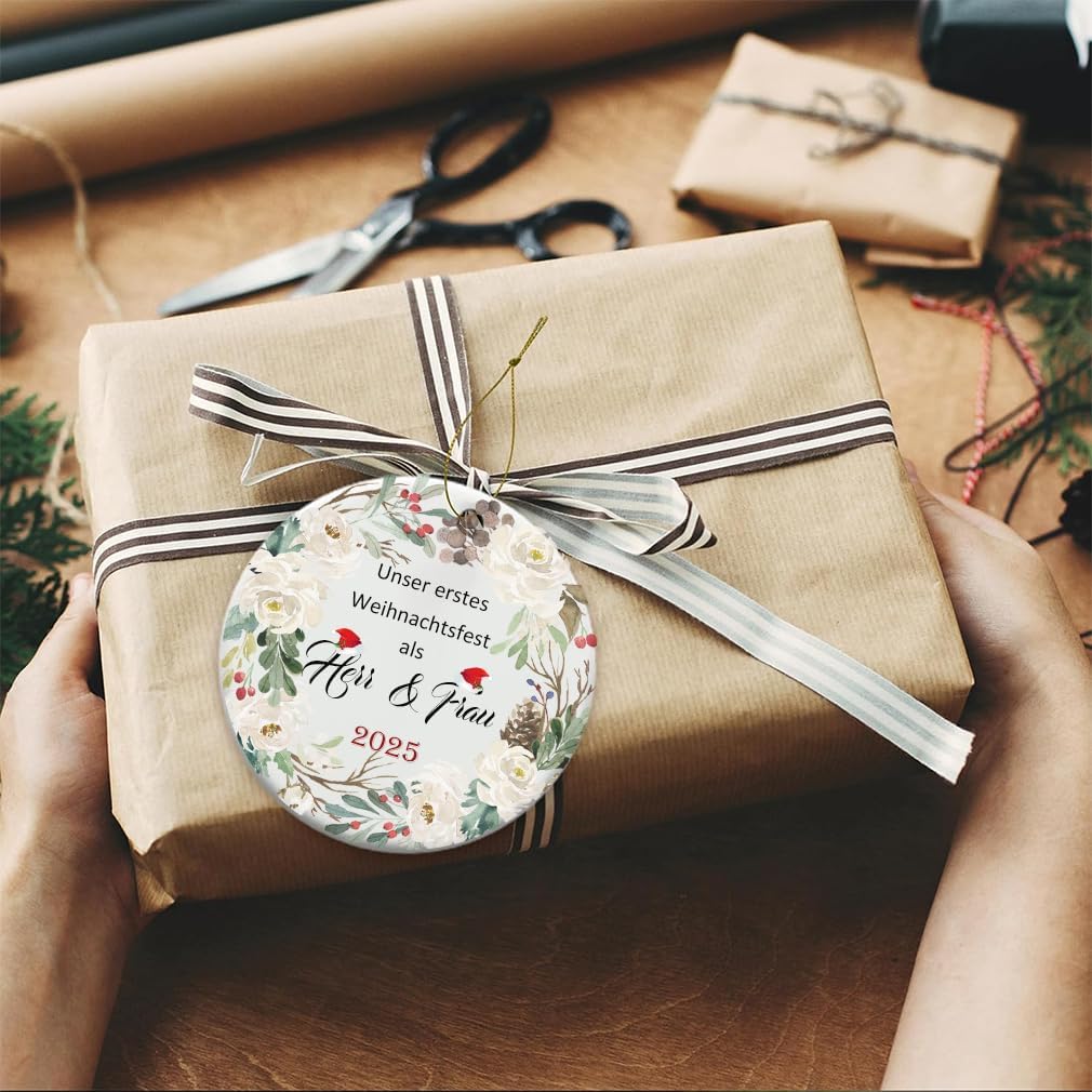 Erstes Weihnachtsfest Ornament für Paare 2025