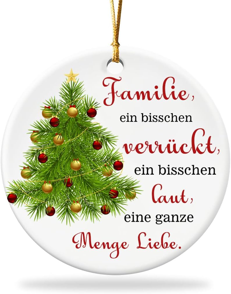 Weihnachtsbaum-Dekorationen 2025 – Ornamente für Familie und Freunde
