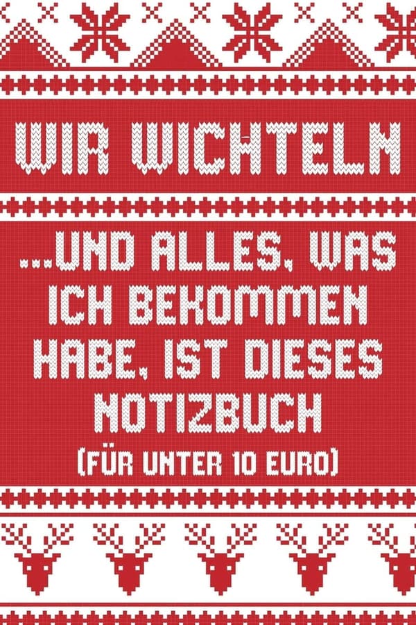 Lustiges Notizbuch für Wichteln – Geschenkidee unter 10 Euro