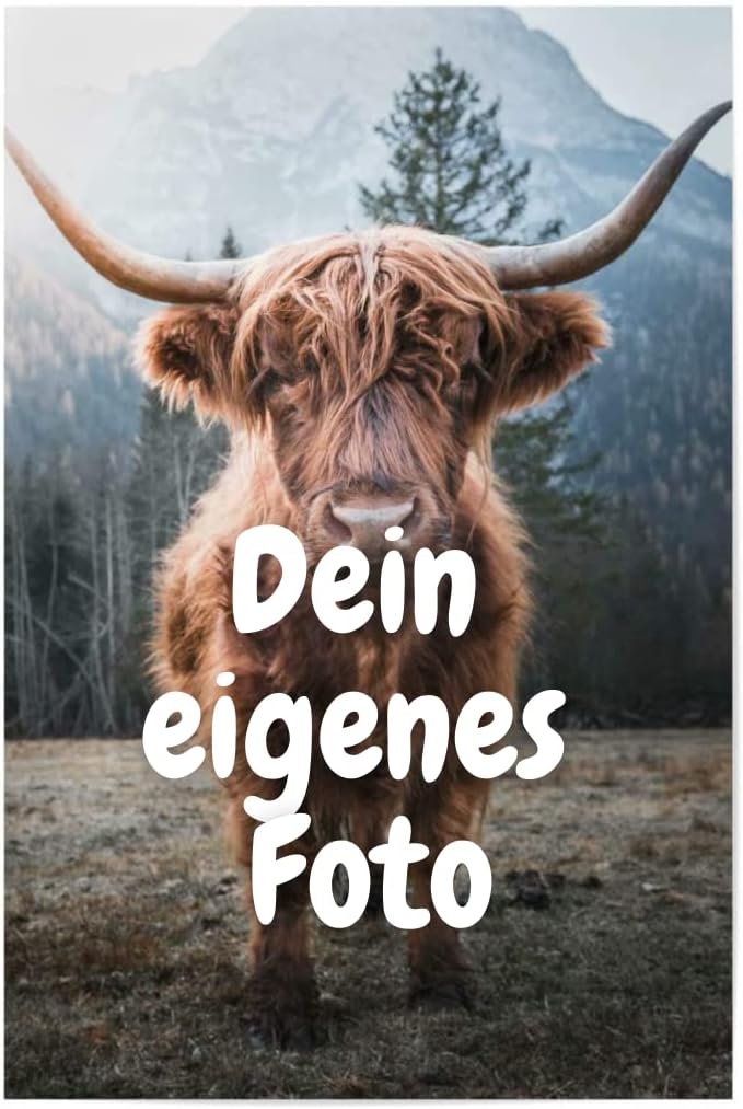 Personalisierbares Foto-Poster 30 x 20 cm für individuelle Wünsche