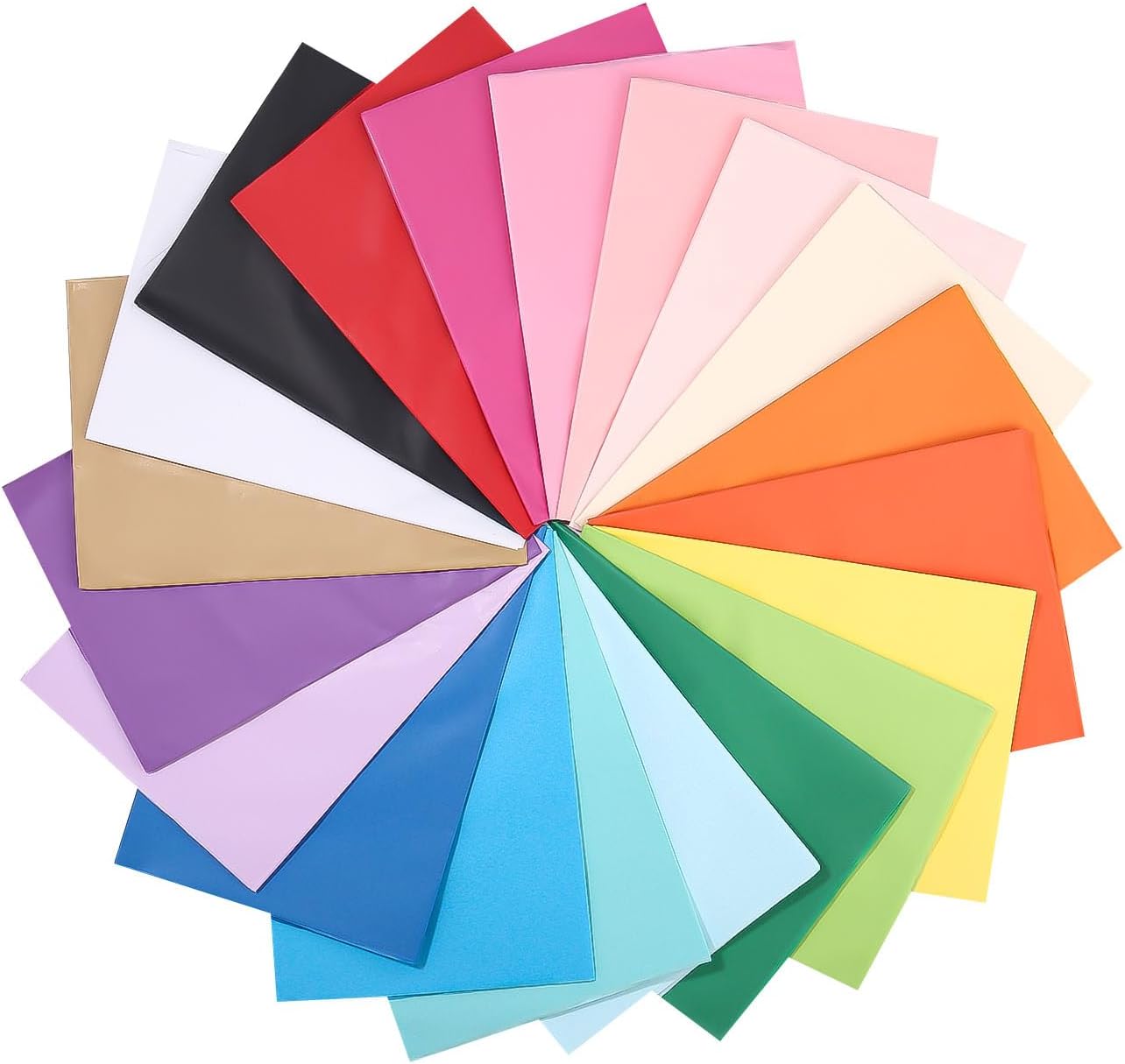 Buntes Seidenpapier 120 Blatt, 20 Farben, 50x70 cm für DIY Ostern