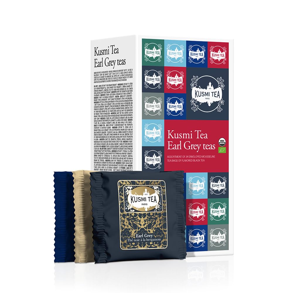 Geschenkset Earl Grey Bio - 6 Sorten schwarzer Tee, 24 Teebeutel