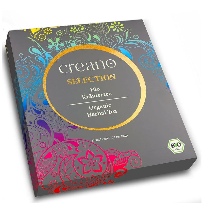 Bio Kräutertee Geschenkset – 27 Teebeutel in 9 Sorten – 54g