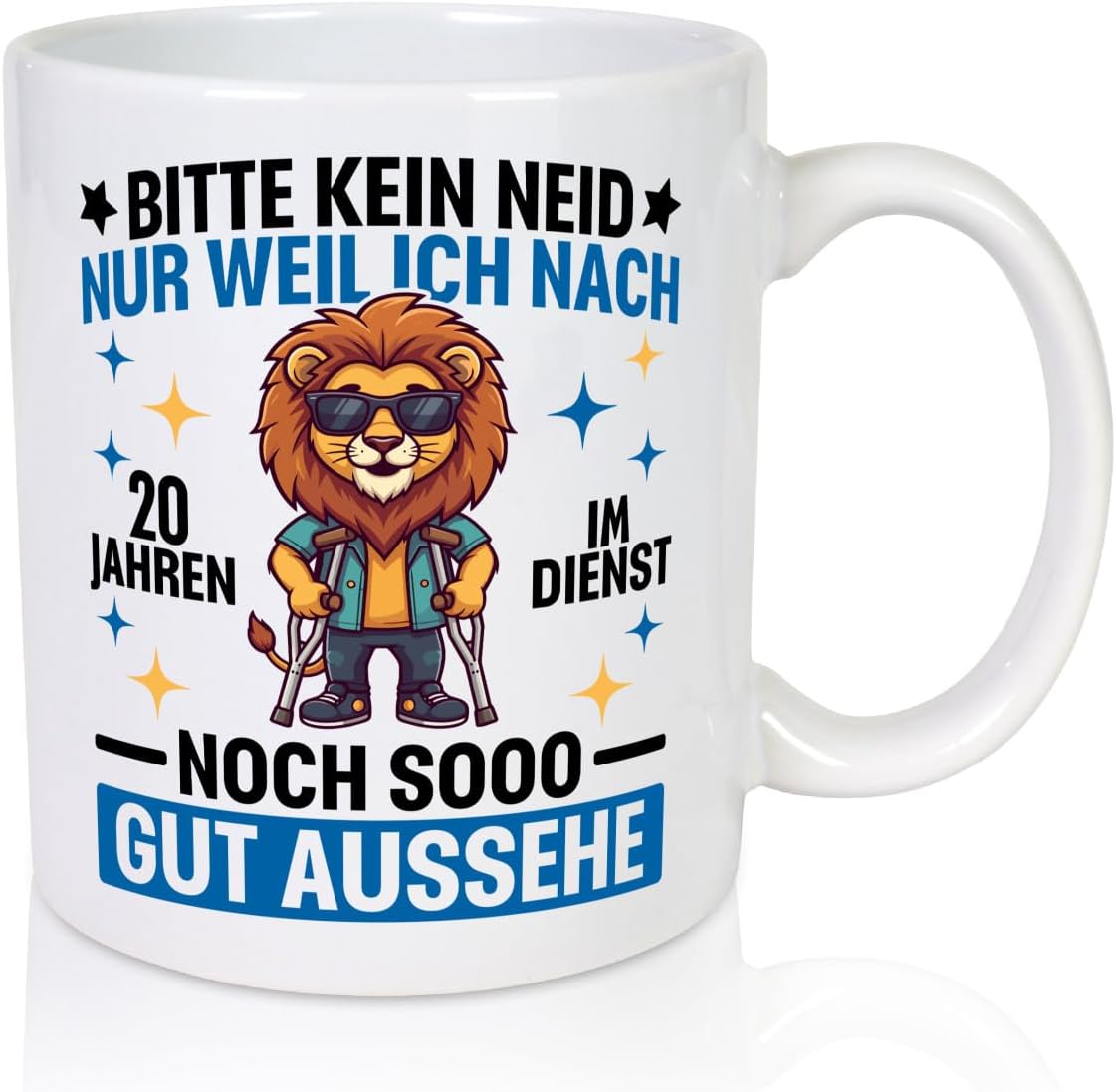 20 Jahre im Dienst | Tasse für Arbeitsjubiläum