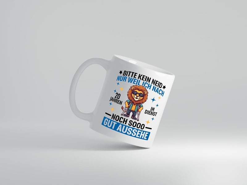 20 Jahre im Dienst | Tasse für Arbeitsjubiläum
