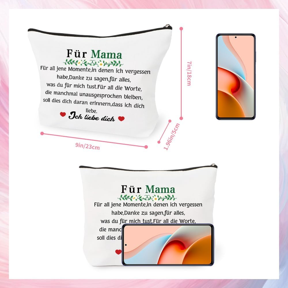 Muttertagsgeschenk: Personalisierte Kosmetiktasche für Mama