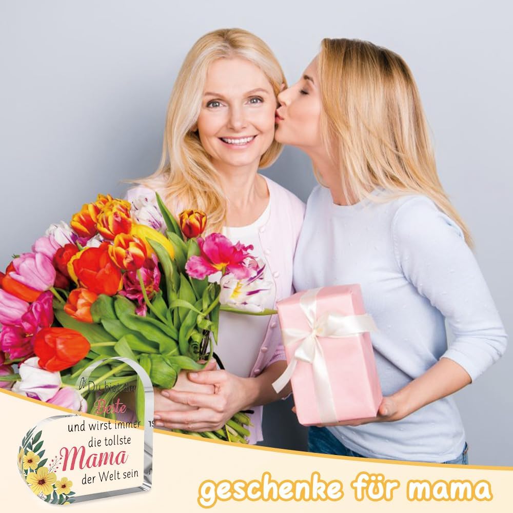 Muttertagsgeschenk: Personalisierte Acrylplakette für Mama
