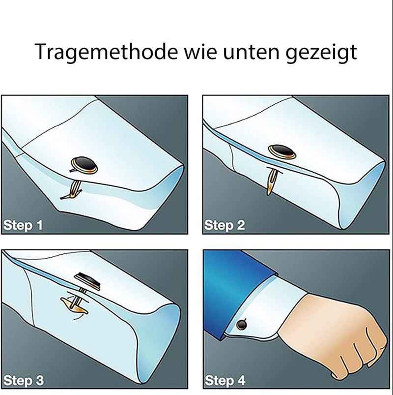 Manschettenknöpfe aus Edelstahl für den Trauzeugen zur Hochzeit