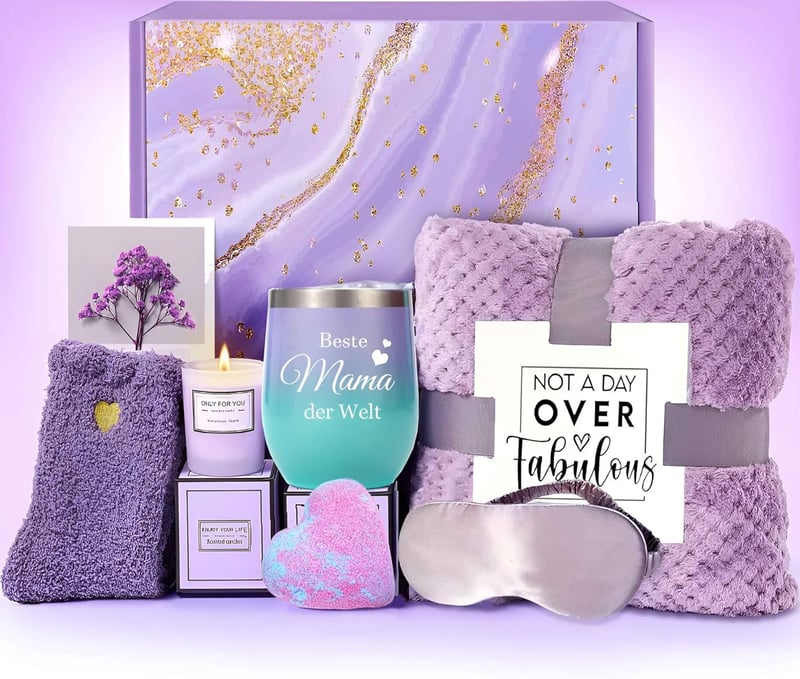 Muttertagsgeschenk: Edelstahl-Weinbecher-Set für Mama und Oma