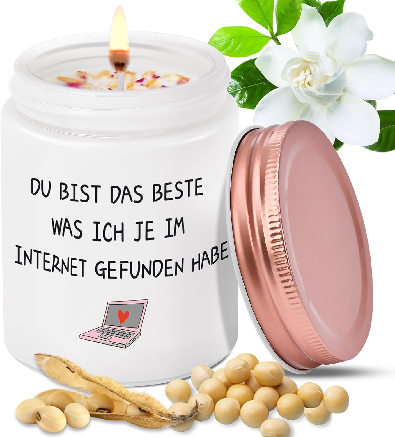 Lavendel Duftkerze 9oz – Valentinstagsgeschenk für Paare