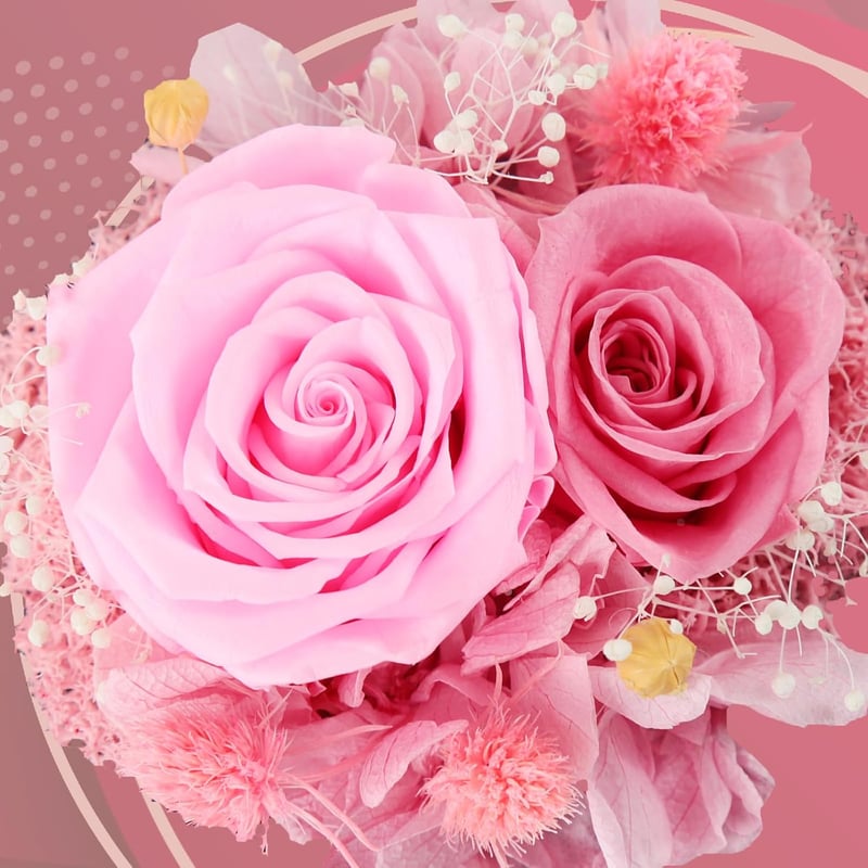 Ewige Rosen mit 