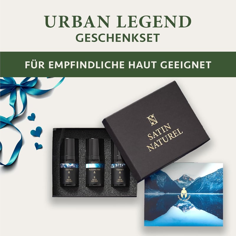 Premium Hautpflege-Set für Männer - Moisturizer, Augencreme, Reinigung