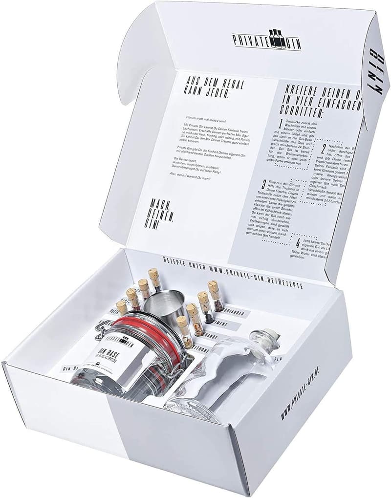 Geschenkset zum Gin selbermachen für Männer - All-inclusive-Baukasten