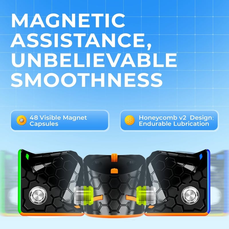 GAN 356M Magnetischer Zauberwürfel 3x3 – Ideal für Knobelfans