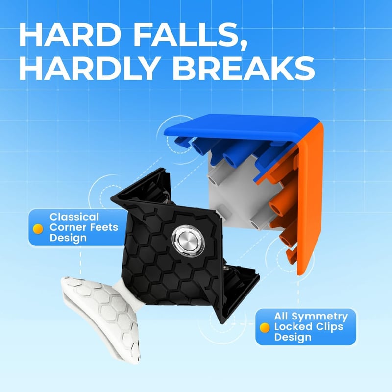GAN 356M Magnetischer Zauberwürfel 3x3 – Ideal für Knobelfans