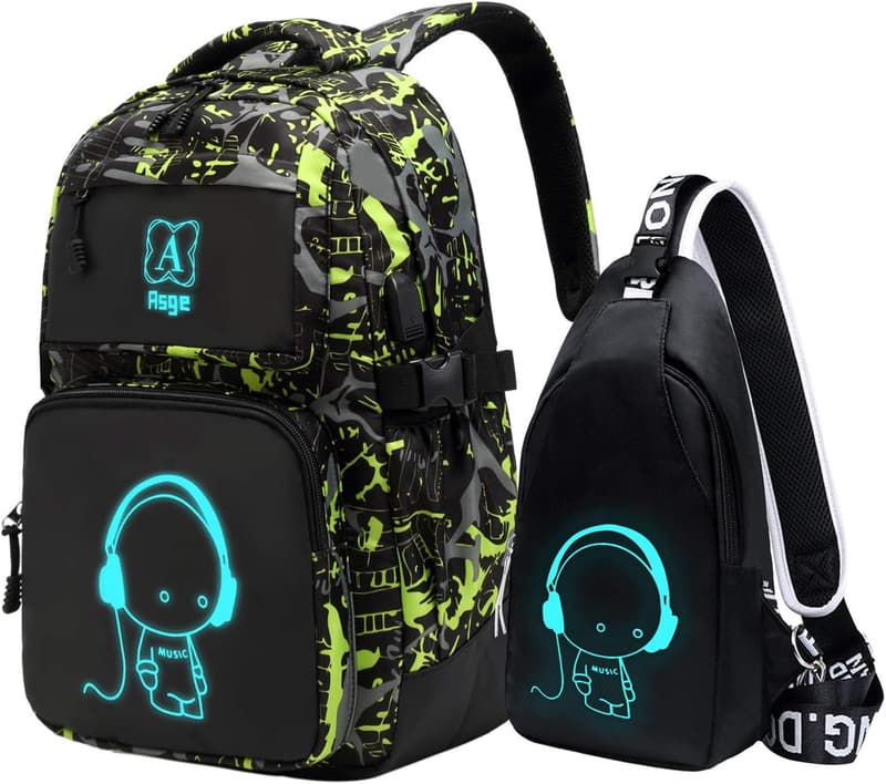 Coole wasserdichte Schultasche für Jungen und Mädchen mit reflektierenden Details
