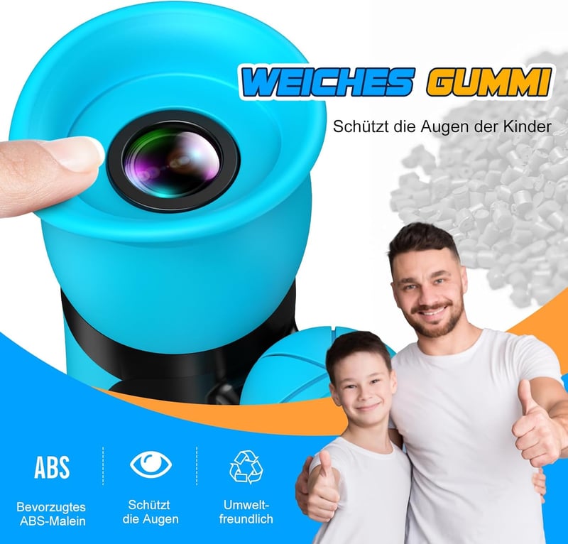 Ostergeschenk: 8x21 Mini-Fernglas für Kinder ab 3 Jahren