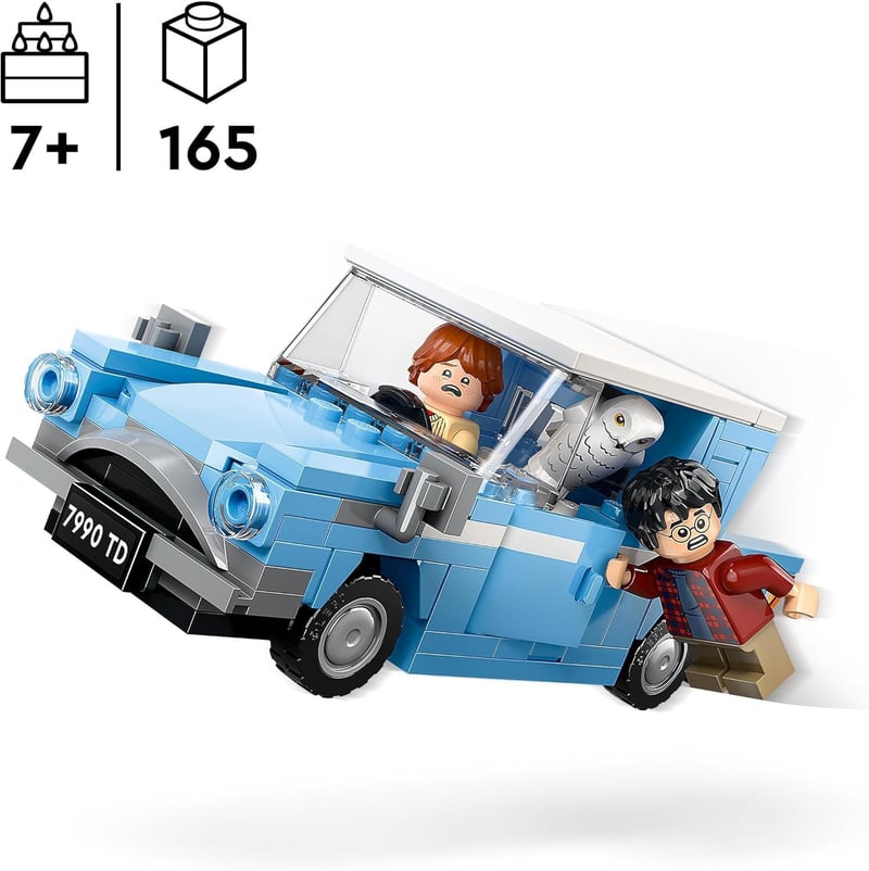 LEGO Harry Potter Fliegender Ford Anglia mit 2 Mini-Figuren, 7+