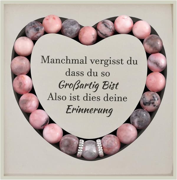 Natursteinarmband für Frauen – Original Geschenkidee für Weihnachten und Geburtstag