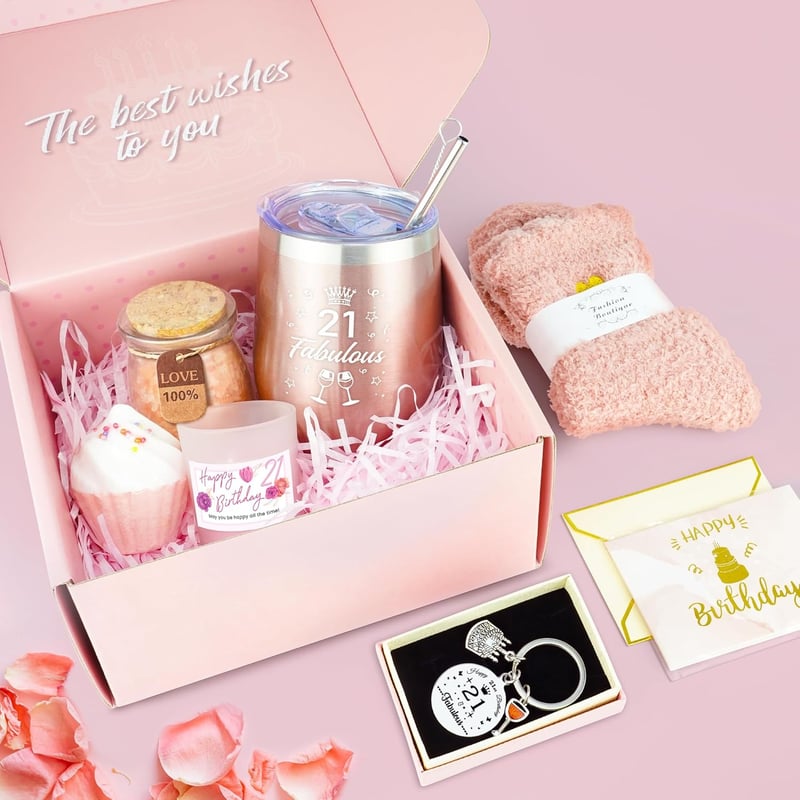 21. Geburtstagsgeschenkset für Frauen, lustige Geschenkidee