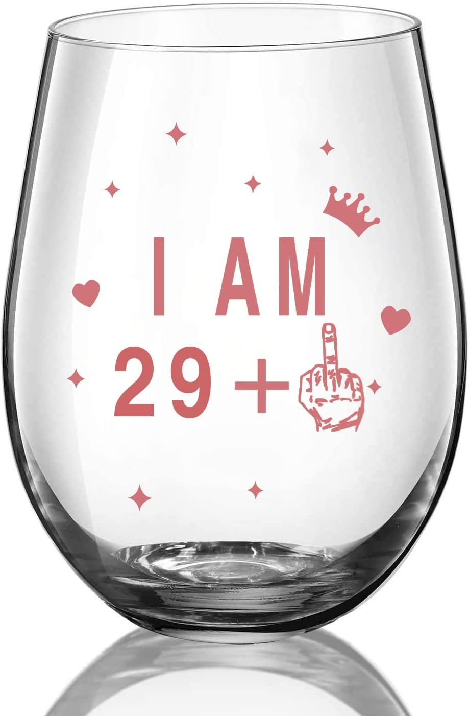 Weinglas zum 30. Geburtstag – Stielloses Jubiläumsglas für Feiern