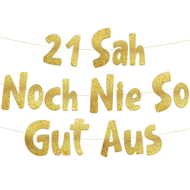 Lustiges 21. Geburtstagsbanner für unvergessliche Feiern
