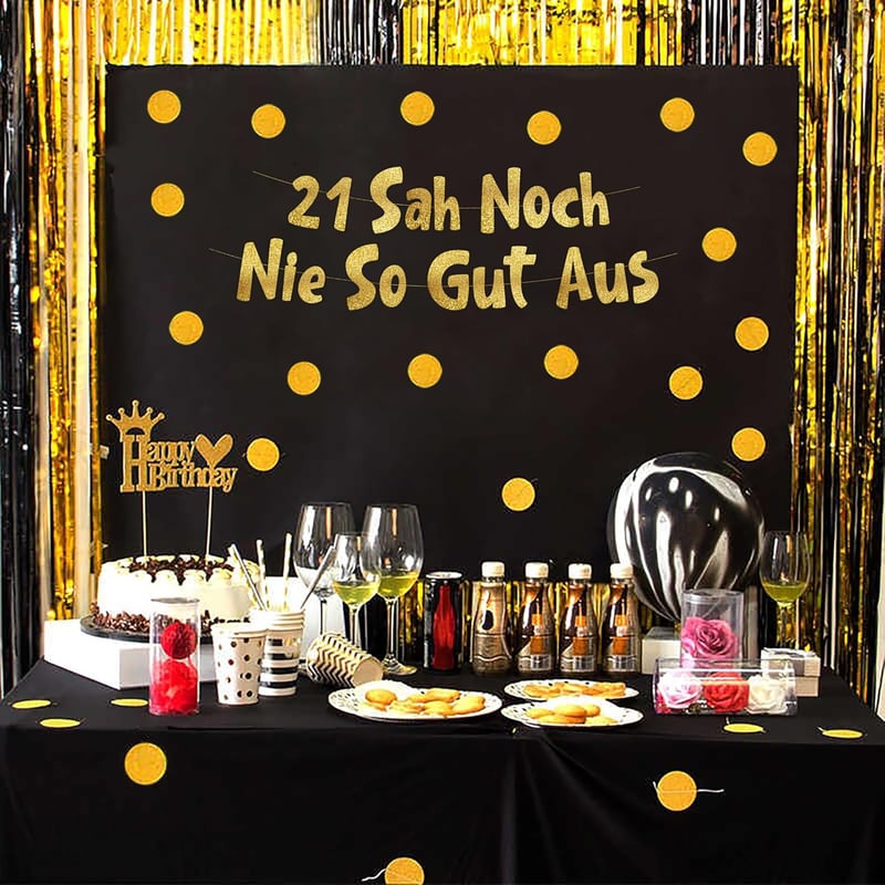 Lustiges 21. Geburtstagsbanner für unvergessliche Feiern