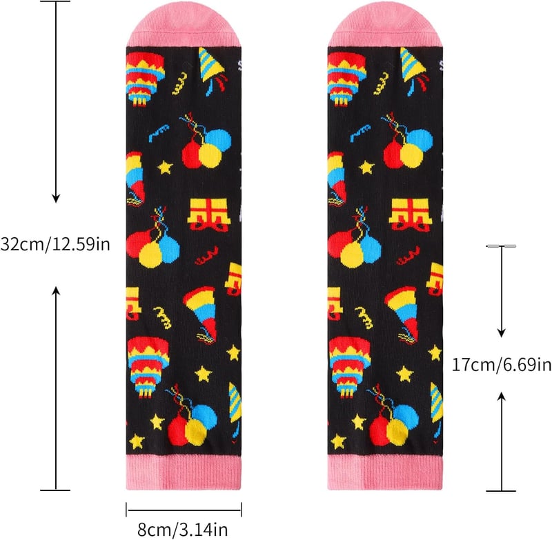 Lustige Baumwollsocken für Frauen – Geburtstagsgeschenk 39-42
