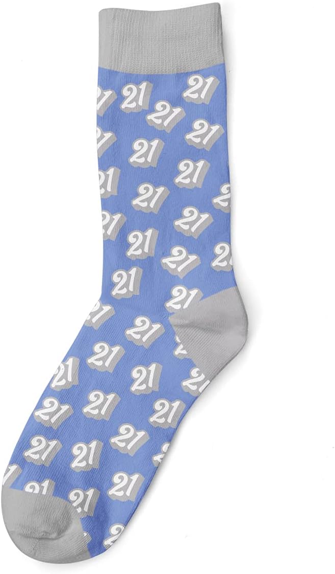 Socken zum 21. Geburtstag für Herren, Größe 6-11