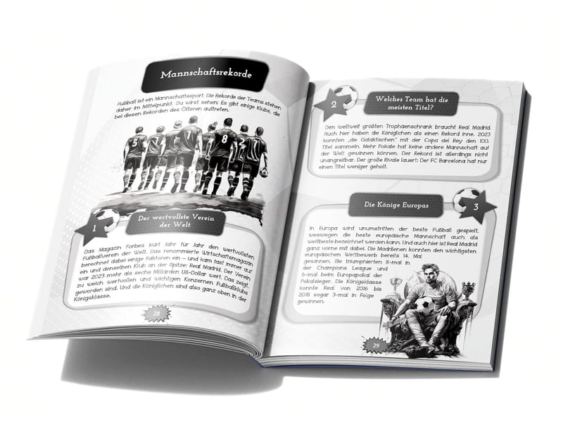 Fußballbuch: Die 222 größten Rekorde – Fakten, Geheimnisse & Quiz für Fans