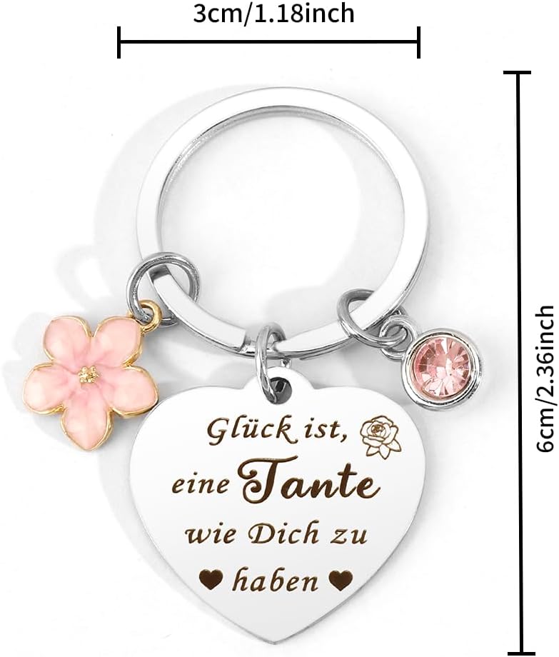 Geschenk für Tante: Schlüsselanhänger unter 10 Euro zum Geburtstag