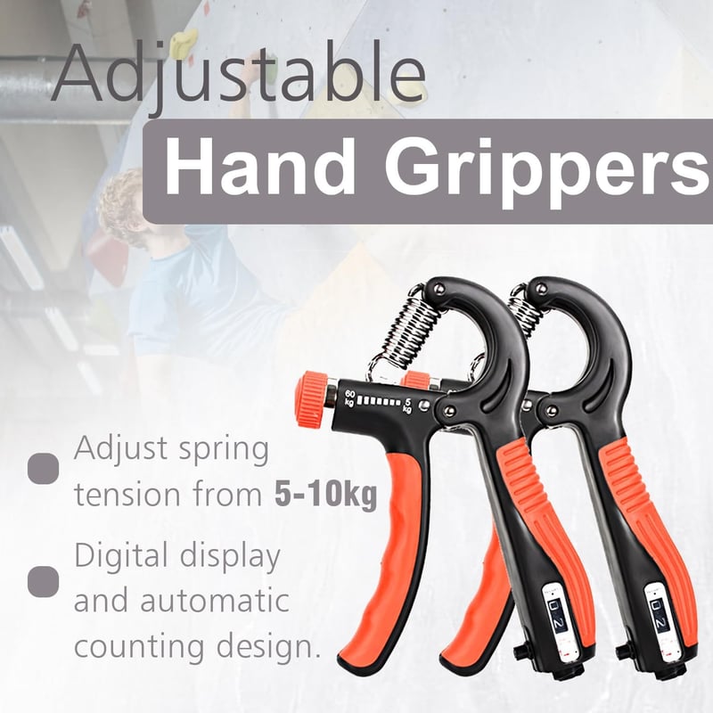 Handtrainer-Set für Fitness mit Zähler und Aufbewahrungstasche
