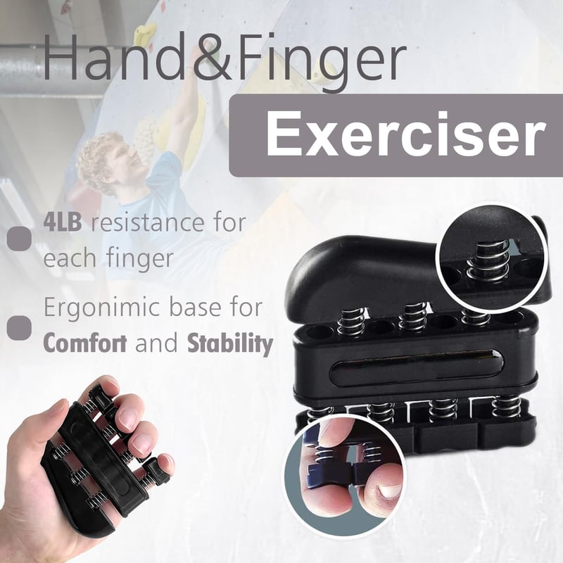 Handtrainer-Set für Fitness mit Zähler und Aufbewahrungstasche