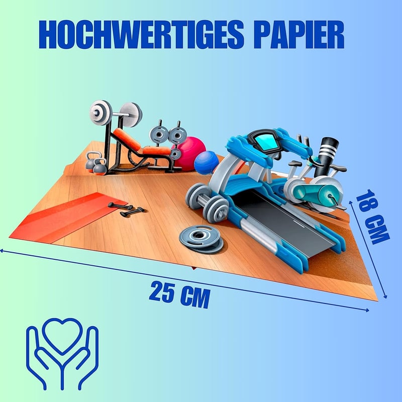 Geschenkkarte für Sportler – 3D Fitness Gutschein für Bodybuilding