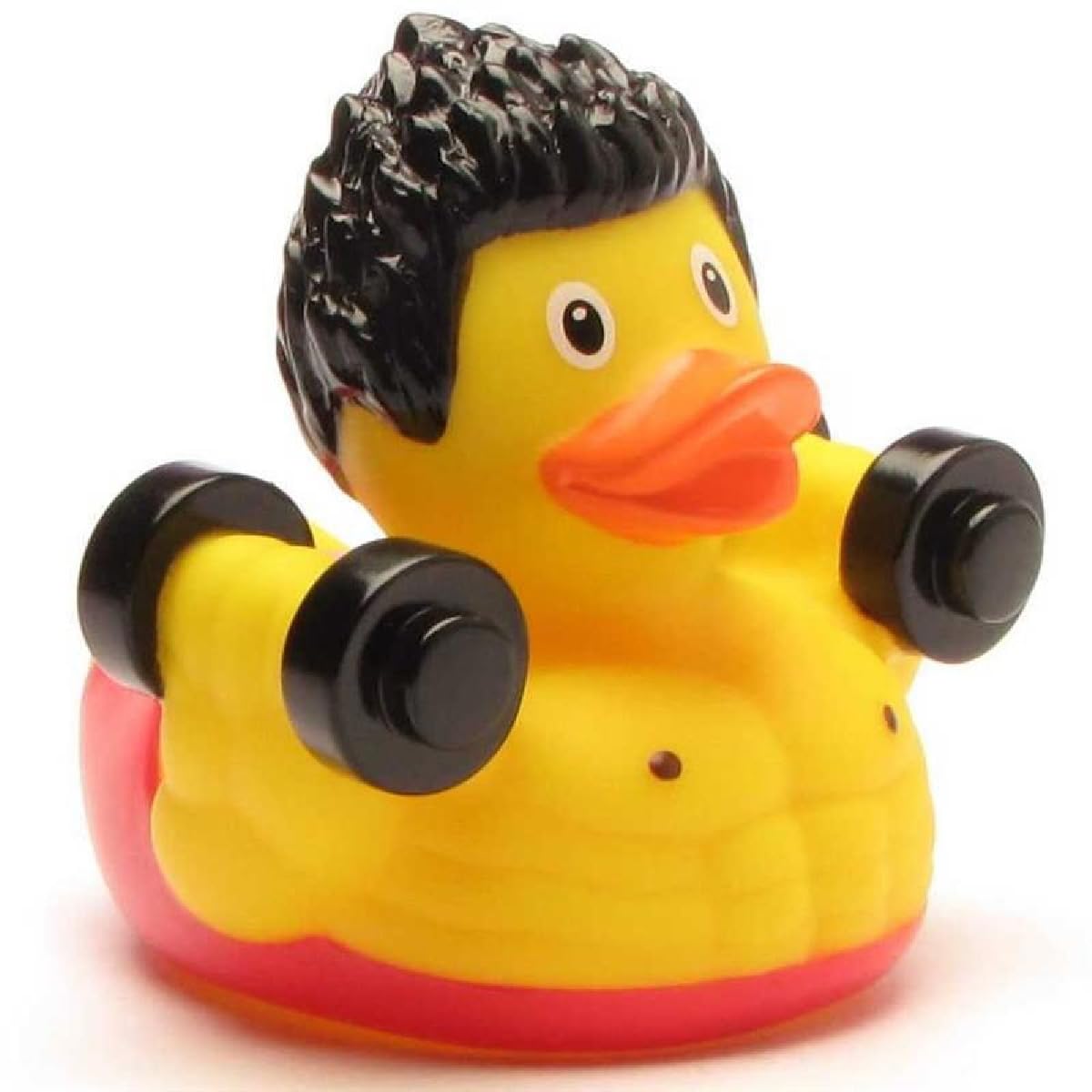 Badeente Bodybuilding mit Schlüsselanhänger – Geschenk für Fitness-Freaks