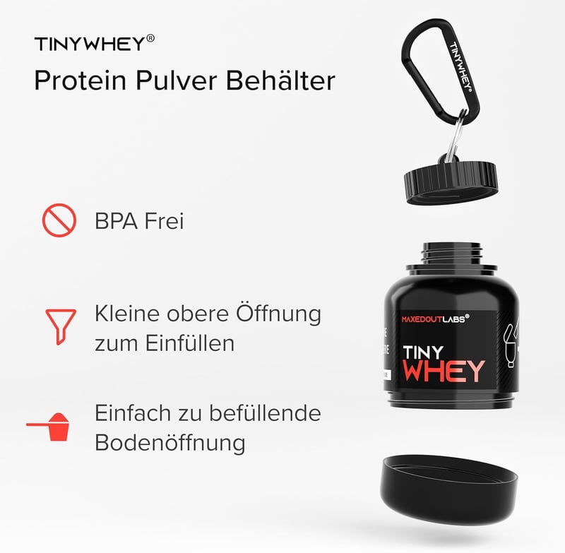 Protein Pulver Portionierer mit Schlüsselanhänger für Männer