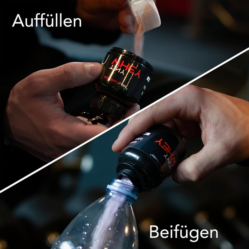 Protein Pulver Portionierer mit Schlüsselanhänger für Männer