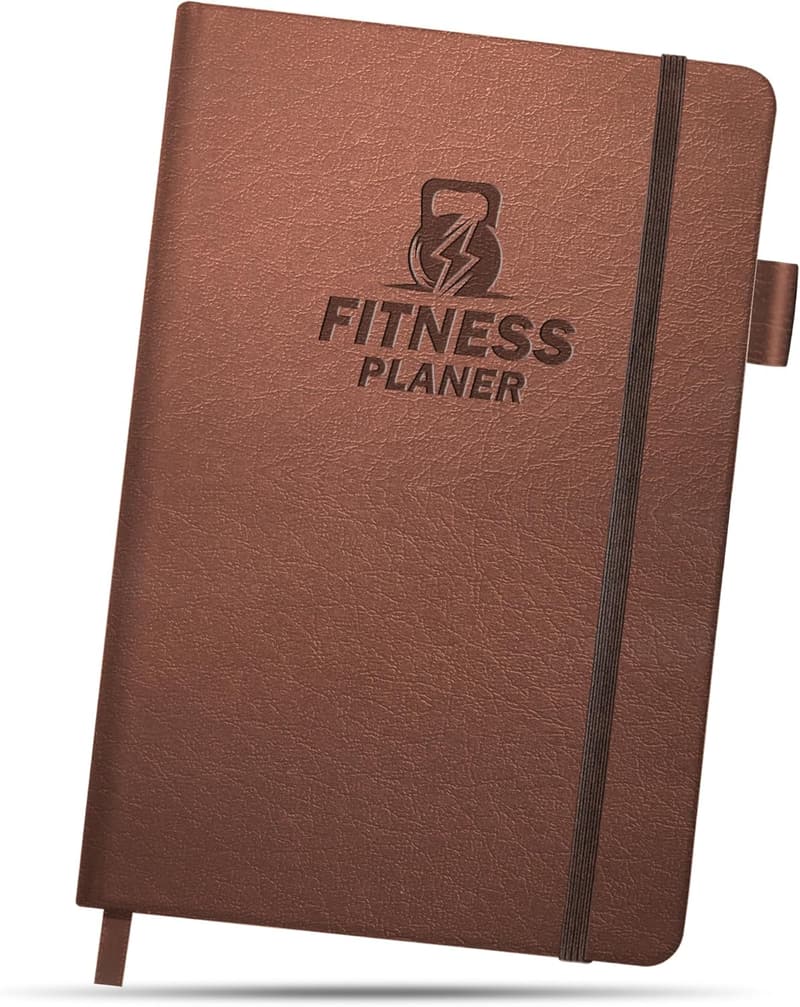 Trainingstagebuch A5 für Krafttraining – 186 Workouts & Fitness Journal