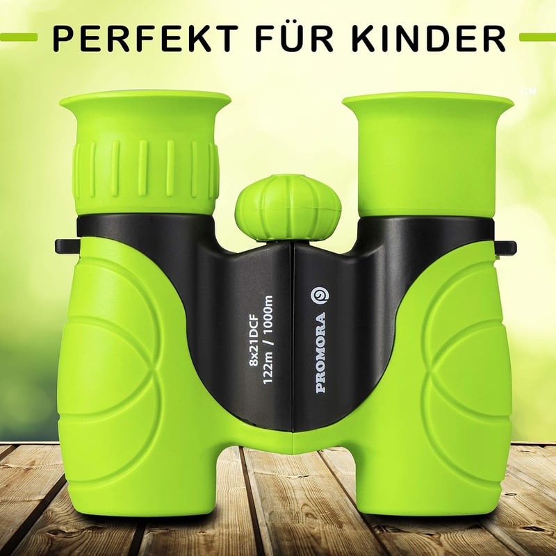 Fernglas für Kinder 8X21 - Geschenkset mit Lupe & Kompass