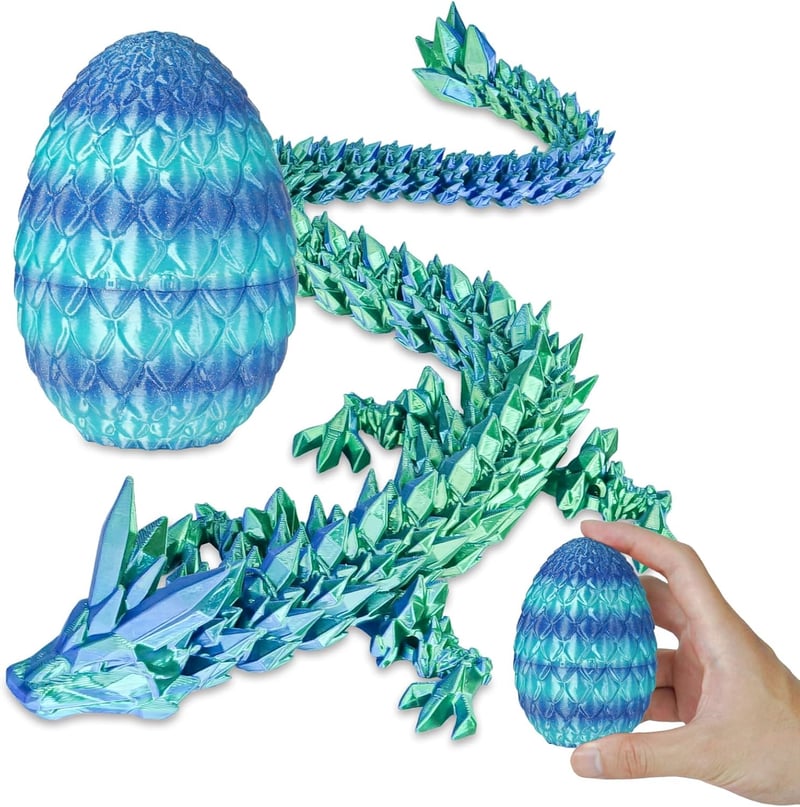 3D-gedrucktes Drachenei Fidget-Spielzeug für Kinder und Erwachsene