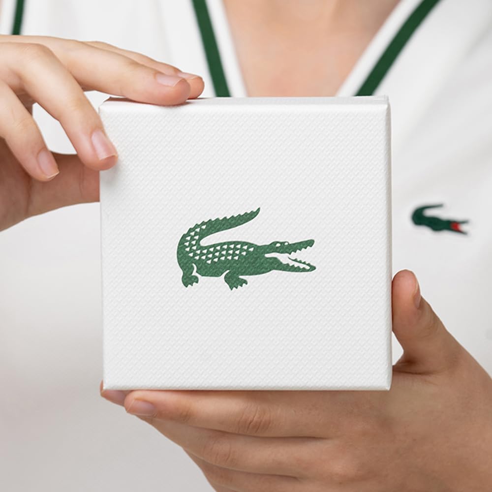 Lacoste Edelstahlarmband für Herren mit Petit-Piqué-Muster