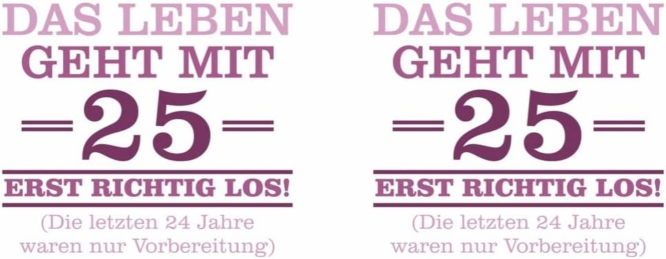Witzige Spruch-Tasse für 25. Geburtstag – perfektes Geschenk für alle