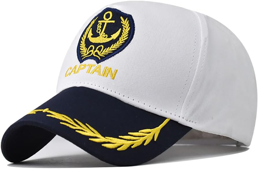 Unisex Nautische Kapitänsmütze für Herren