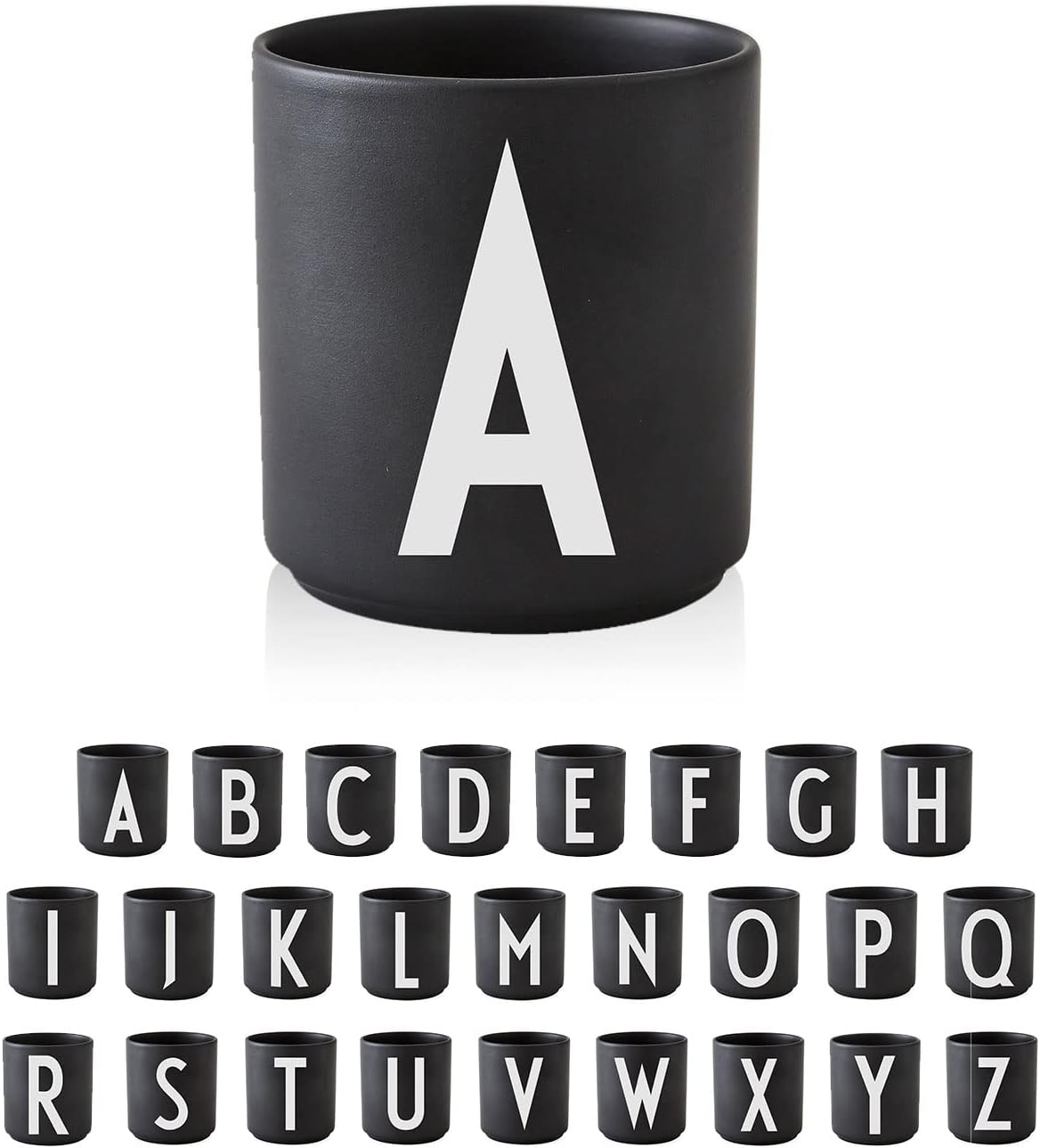 Personalisierte Porzellan-Tasse mit Buchstaben (A-Z) - 250 ml