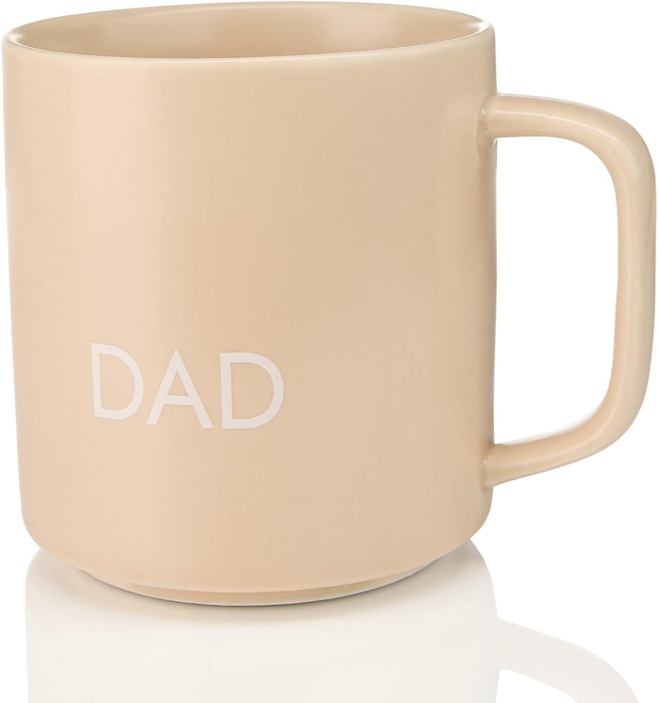 Tasse für werdende Väter – Keramikkaffeebecher in Beige, 250 ml