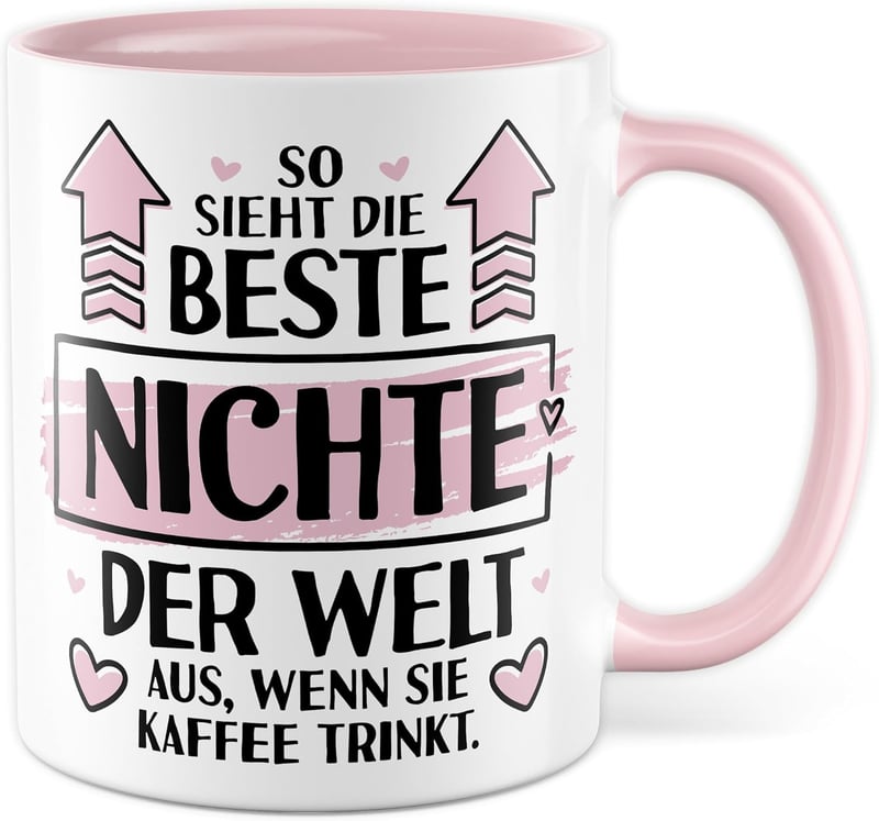 Beste Nichte Tasse – Geschenkidee für Tante, Onkel & Familie
