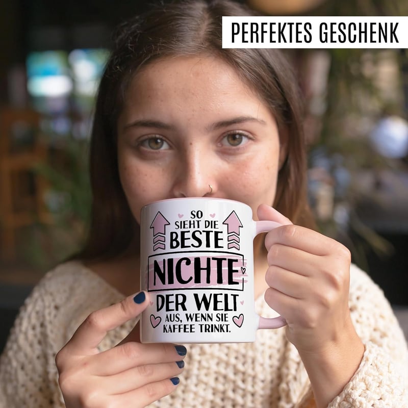 Beste Nichte Tasse – Geschenkidee für Tante, Onkel & Familie