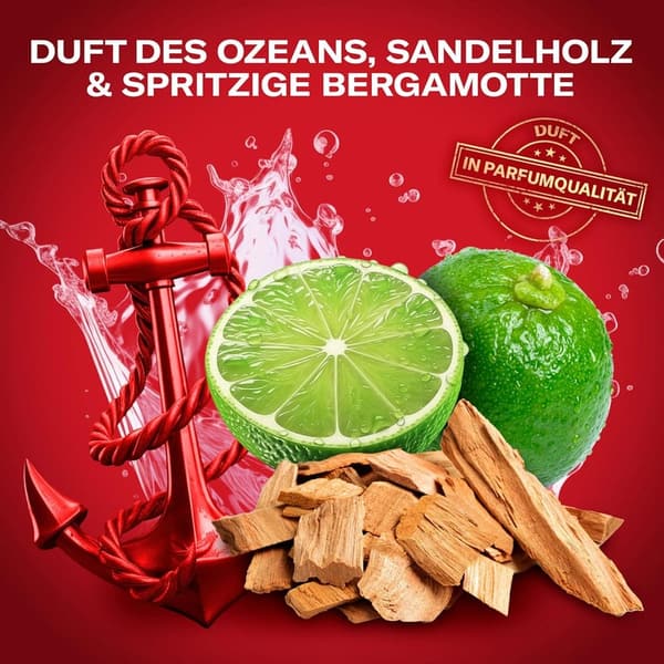 Old Spice Captain 3-in-1 Duschgel für Männer, 1000 ml, Duft in Parfumqualität
