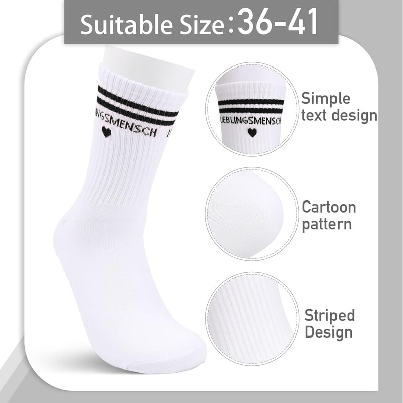 Socken für Freundin – Geschenkidee zum Geburtstag oder Valentinstag