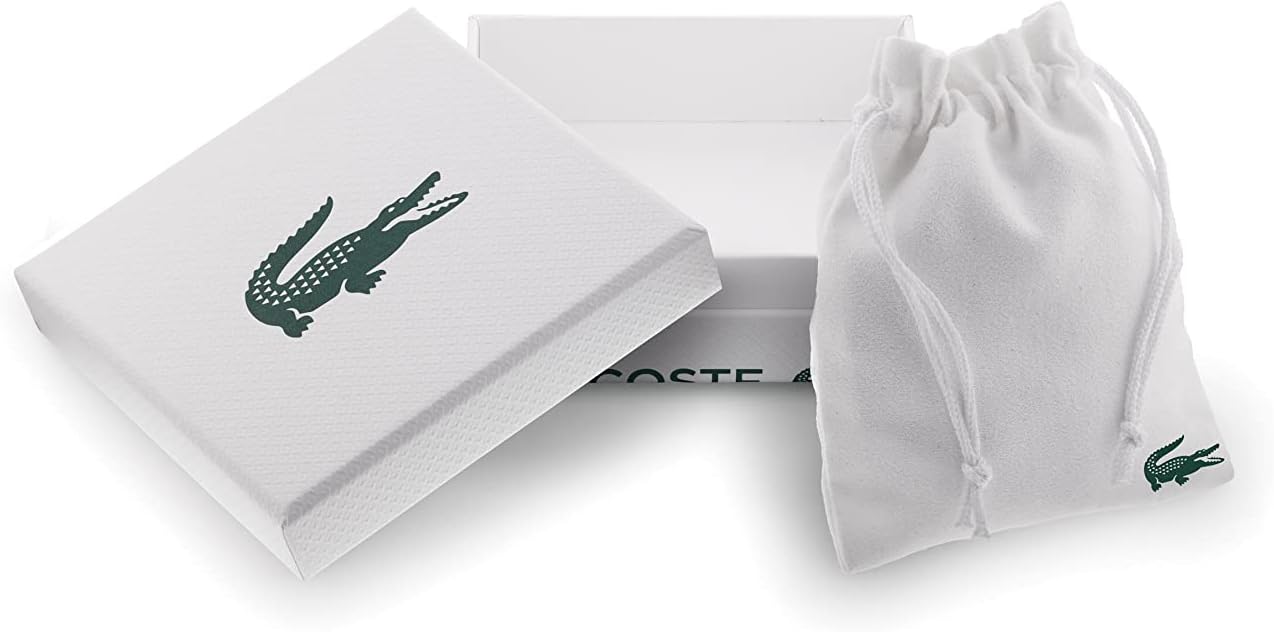 Lacoste Herrenarmband METROPOLE mit Knebelverschluss und petit piqué Muster